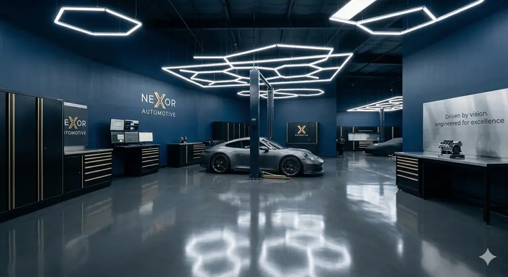 Officina NEXOR con ponte sollevatore